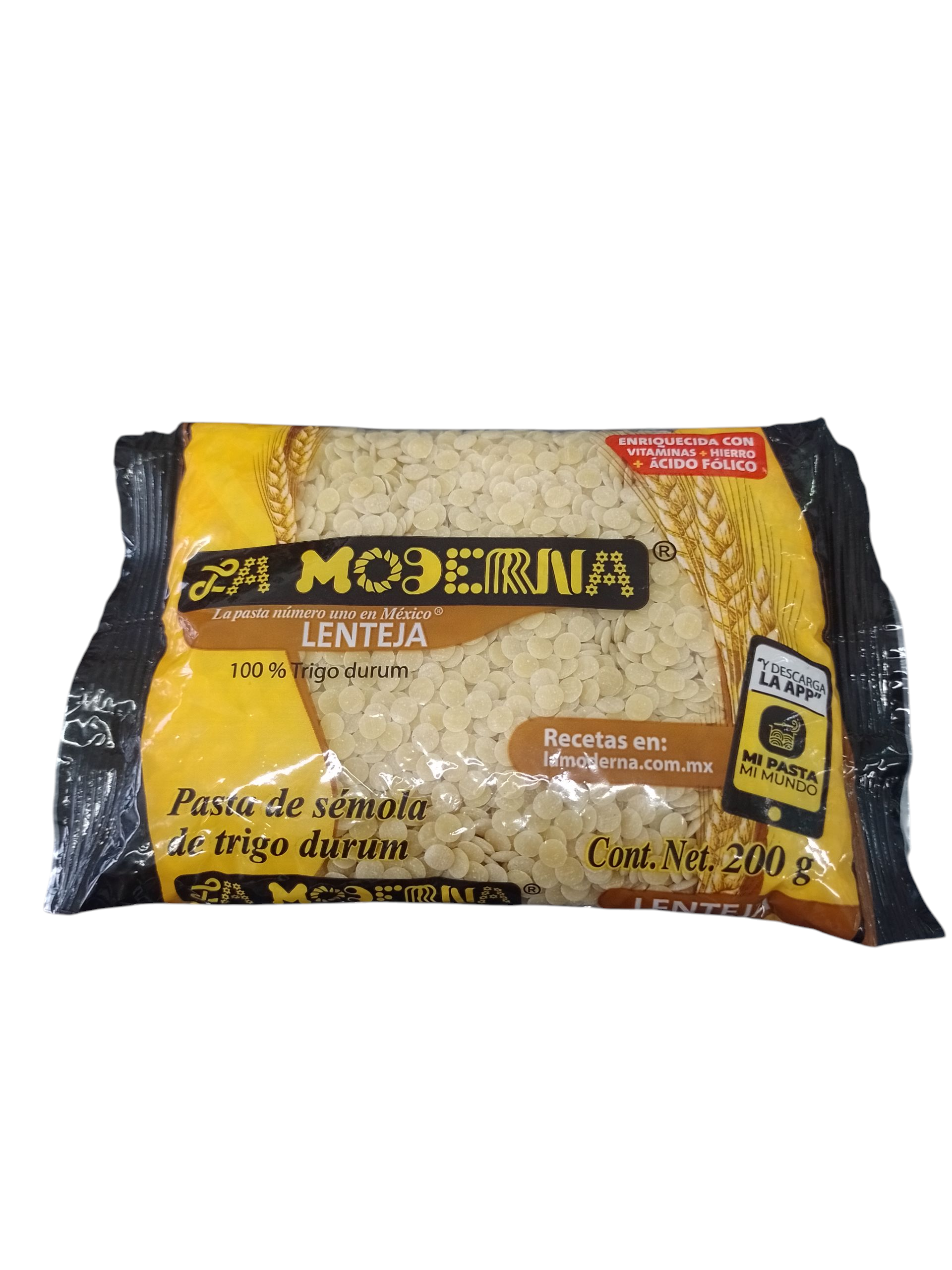 Pasta La Moderna Lenteja 200 - Producto de Abarrotes Varios en Super La Bodeguita